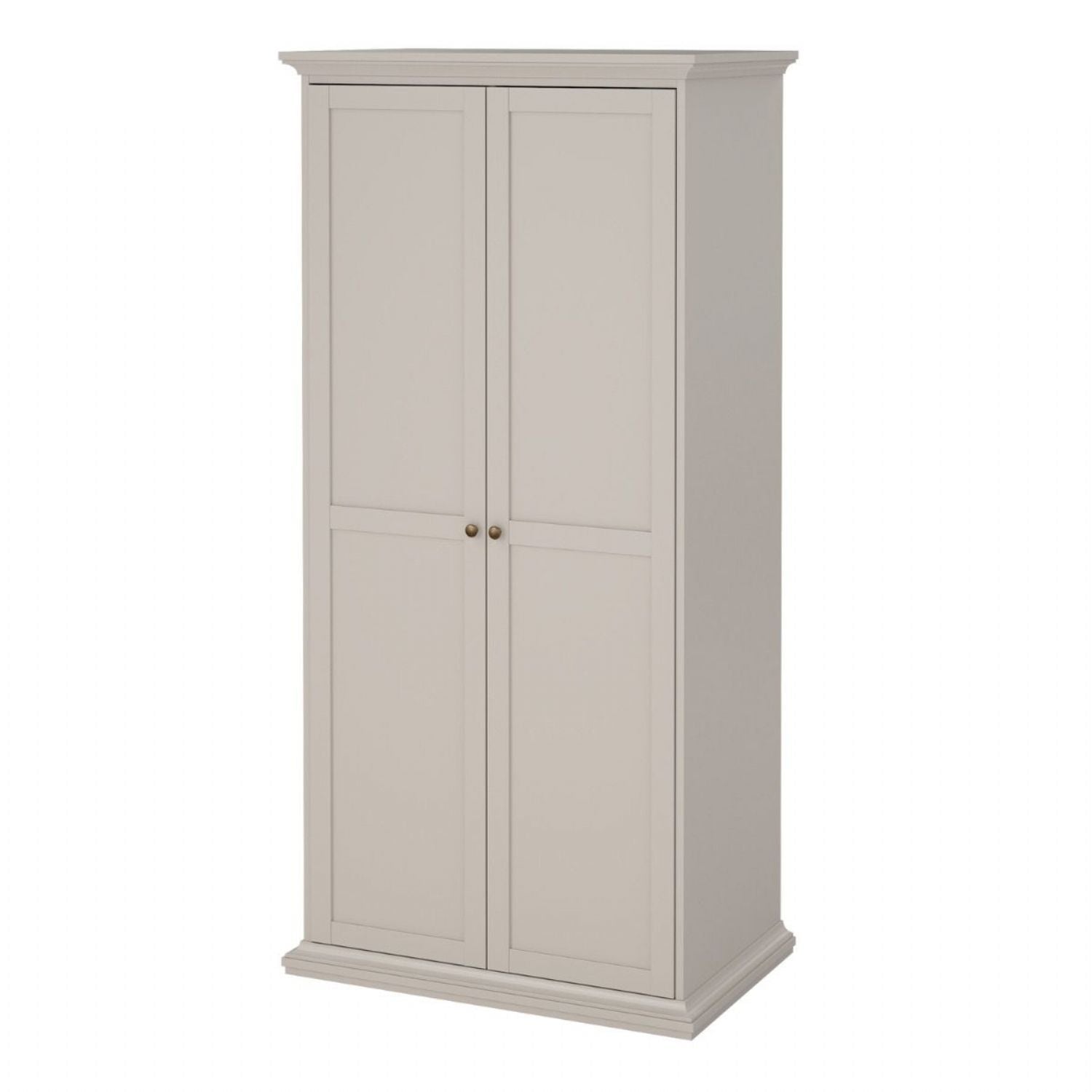 Paris Wardrobe with 2 Doors in Cashmere
