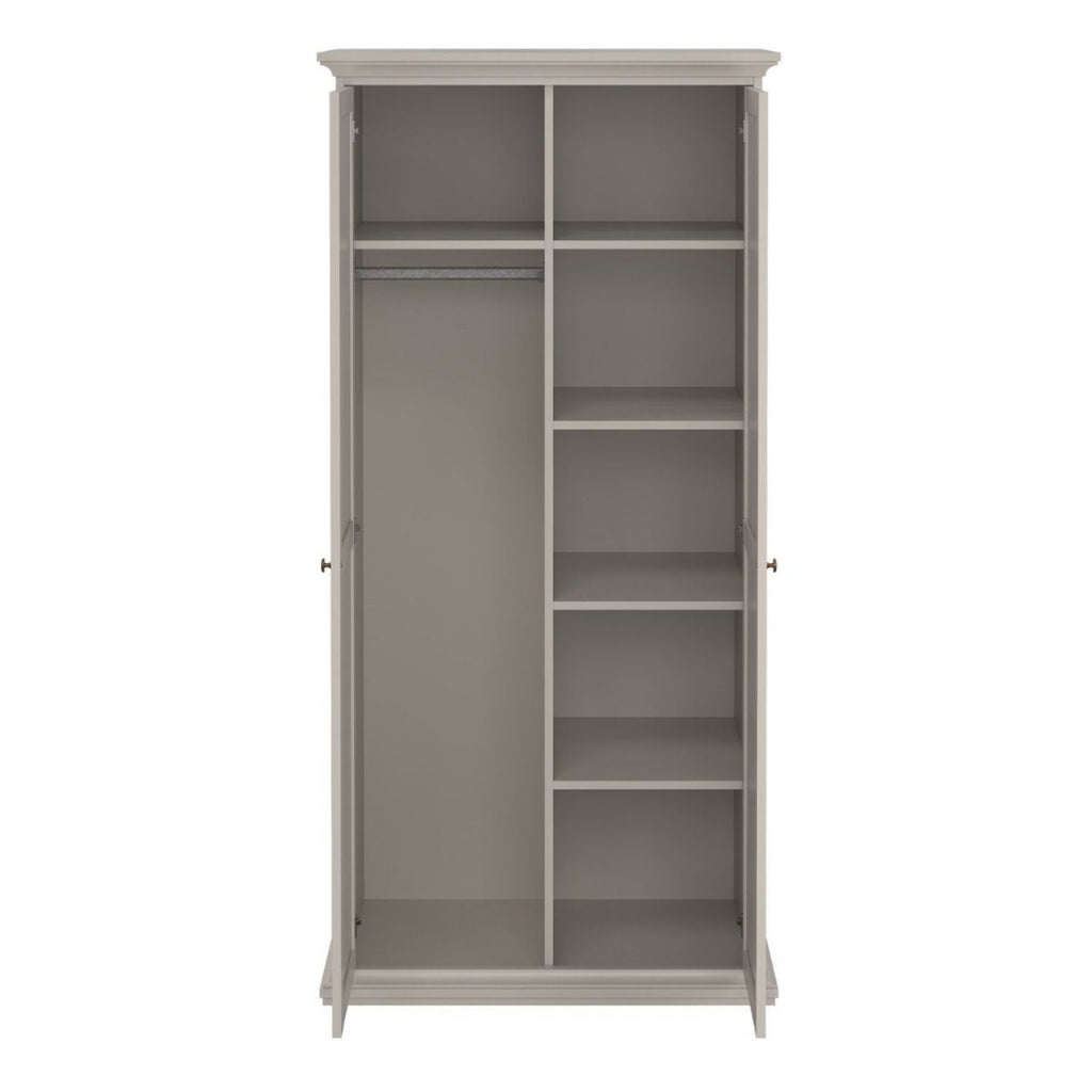 Paris Wardrobe with 2 Doors in Cashmere