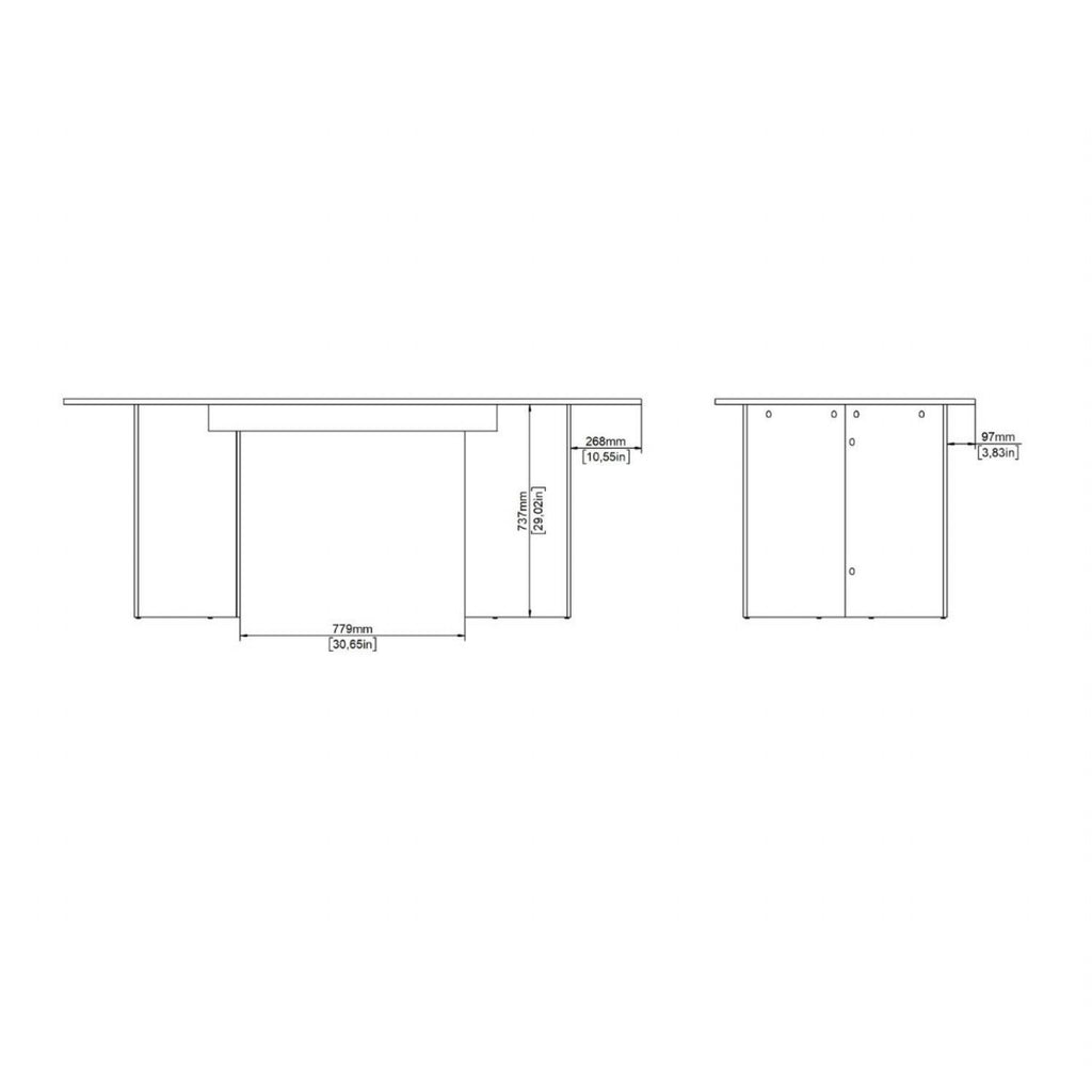 Family Dining table 90x200cm in Cashmere