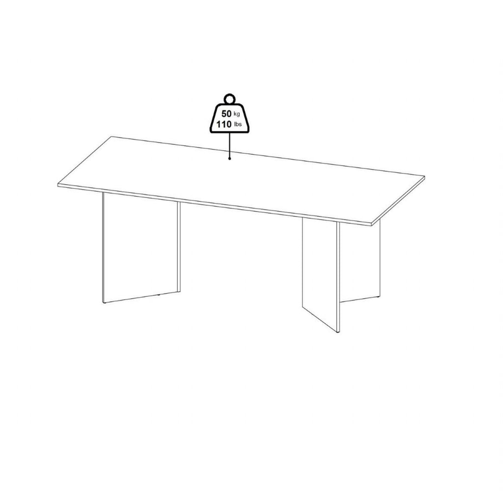 Family Dining table 90x200cm in Cashmere