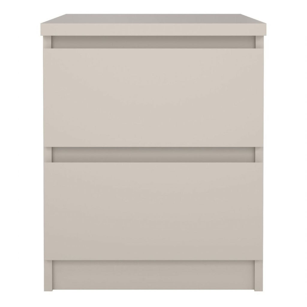 Naia Bedside 2 Drawers in Cashmere