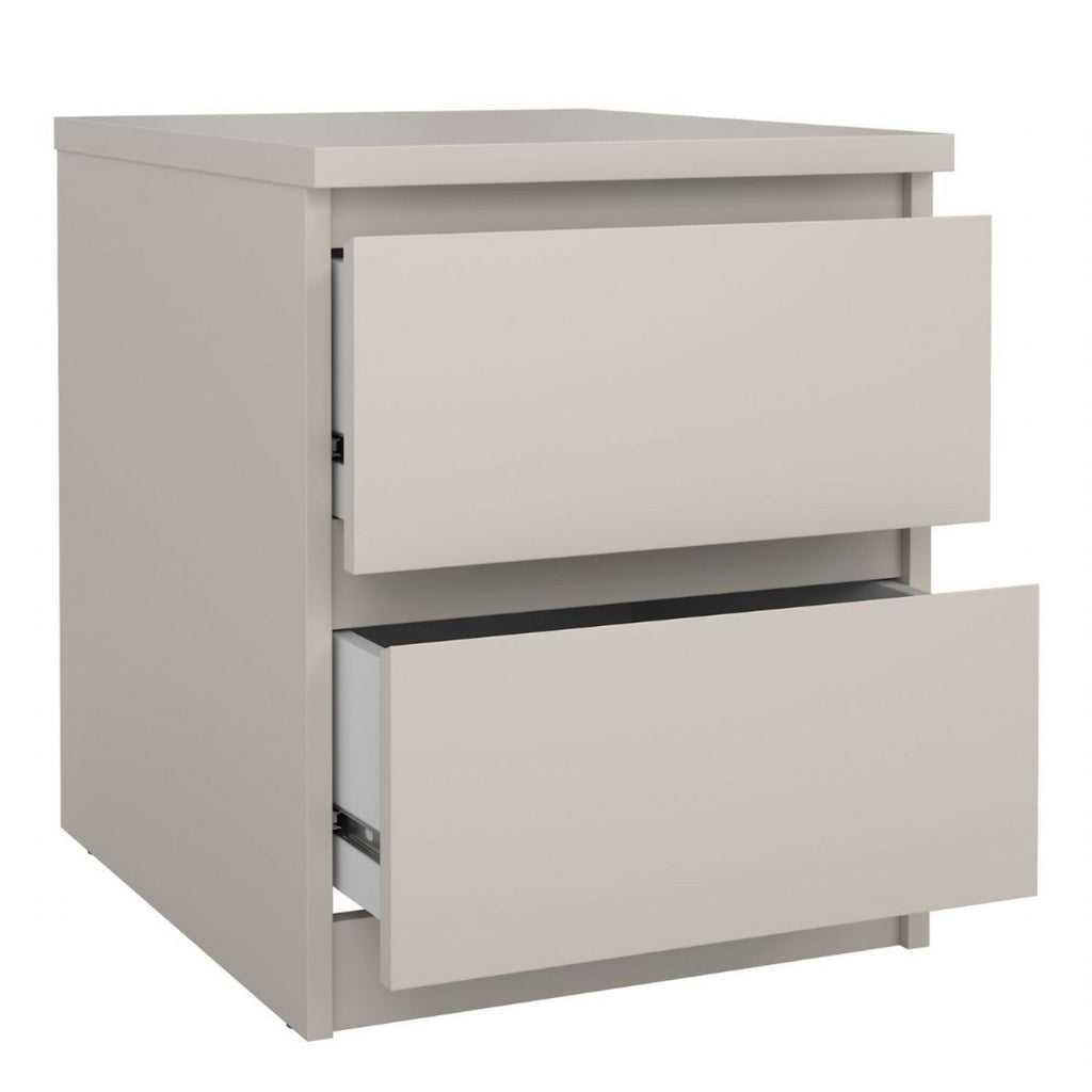 Naia Bedside 2 Drawers in Cashmere