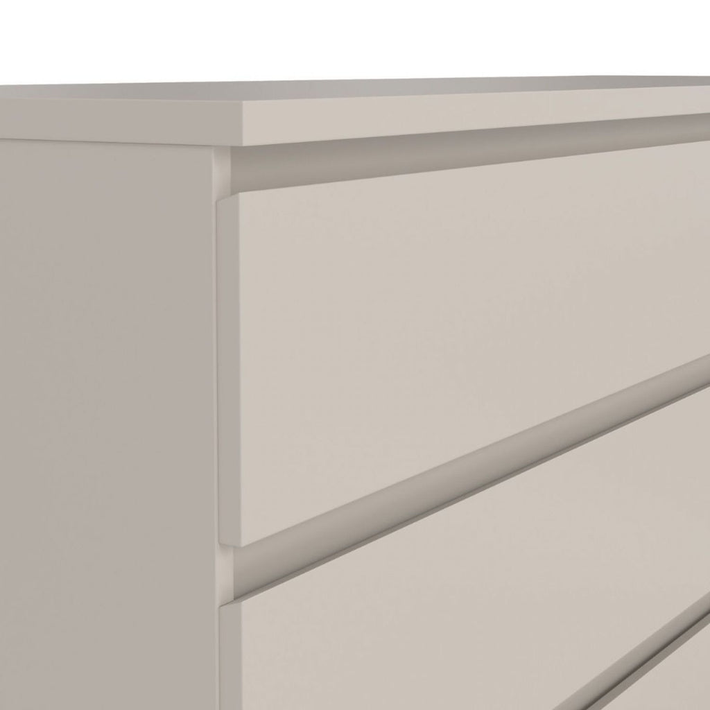 Naia Wide Chest of 6 Drawers (3+3) in Cashmere
