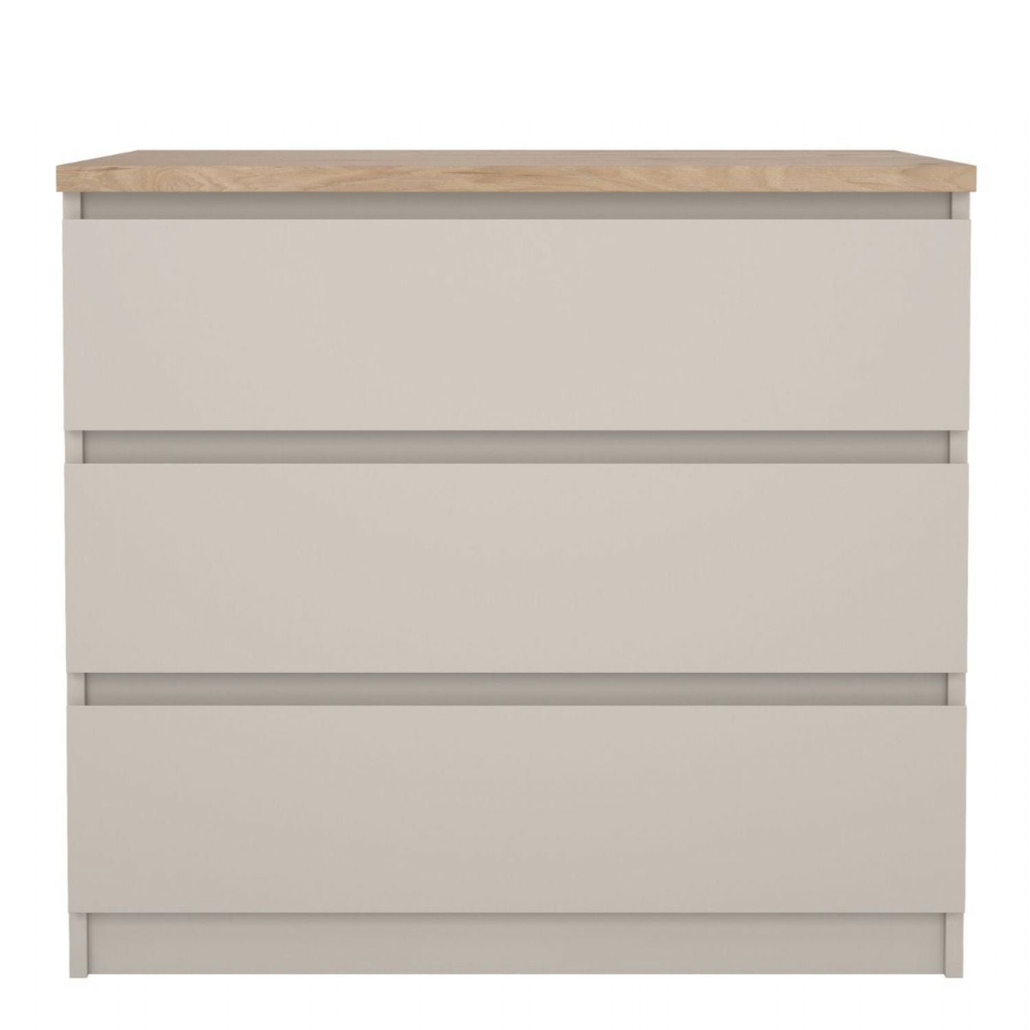 Naia Chest of 3 Drawers in Cashmere Jackson Hickory