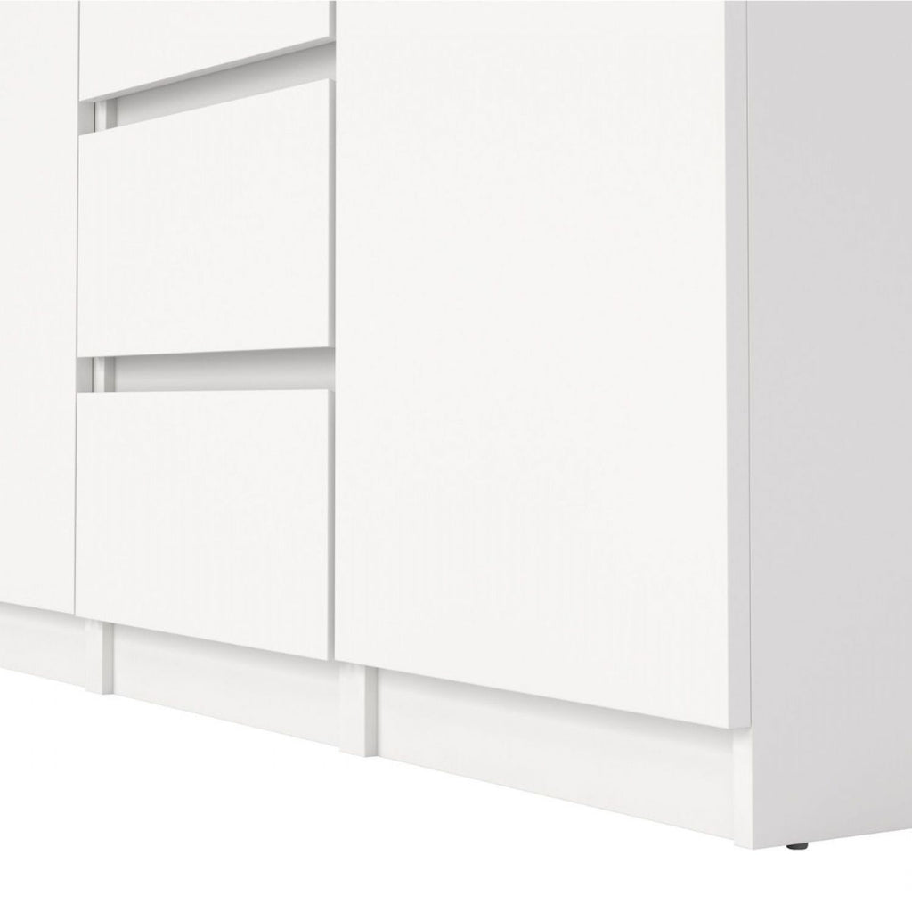 Naia Sideboard 4 Drawers 2 Doors in White