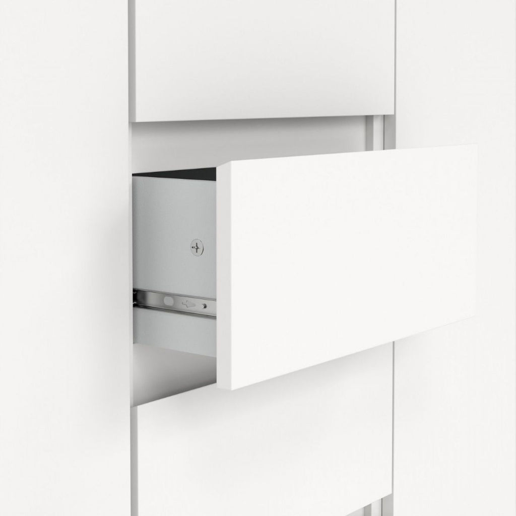 Naia Sideboard 4 Drawers 2 Doors in White