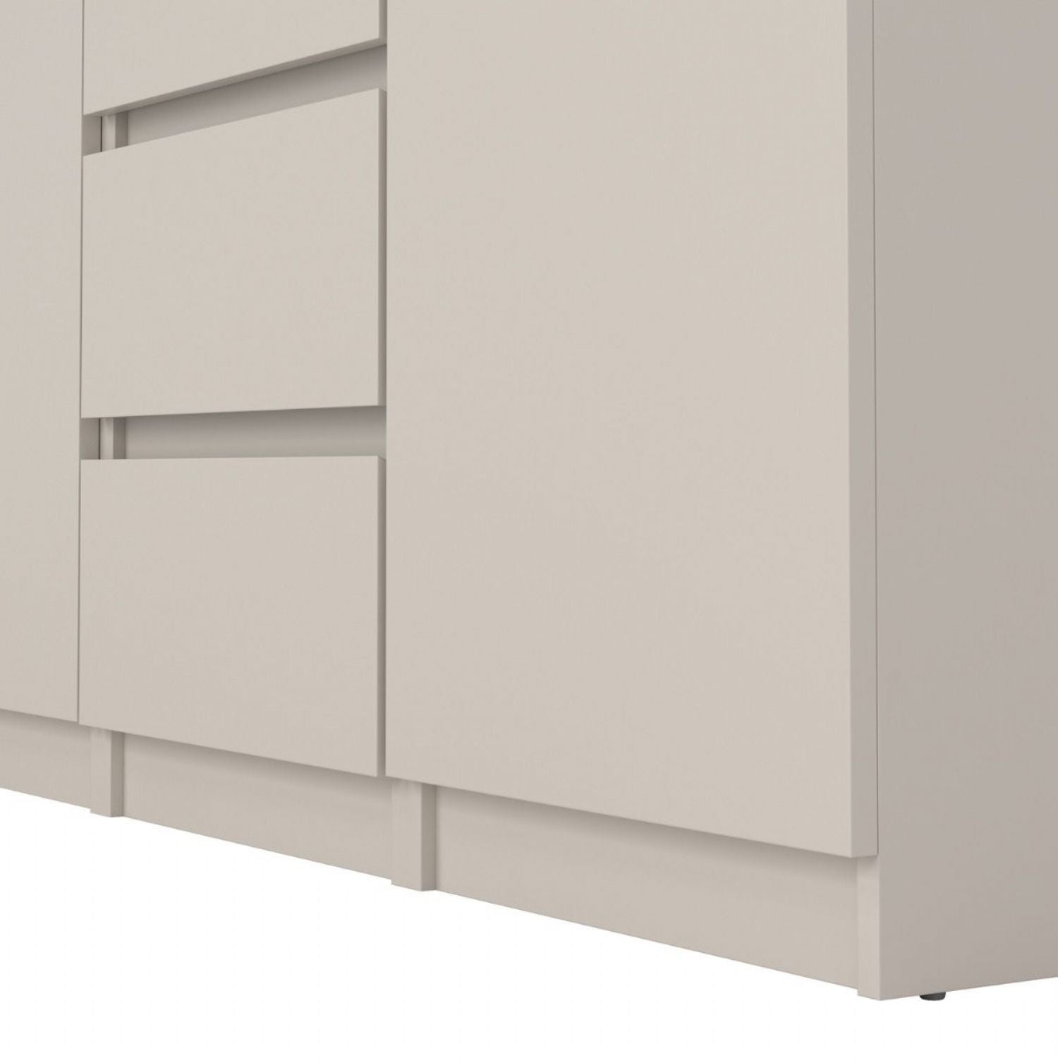 Naia Sideboard 4 Drawers 2 Doors in Cashmere Jackson Hickory