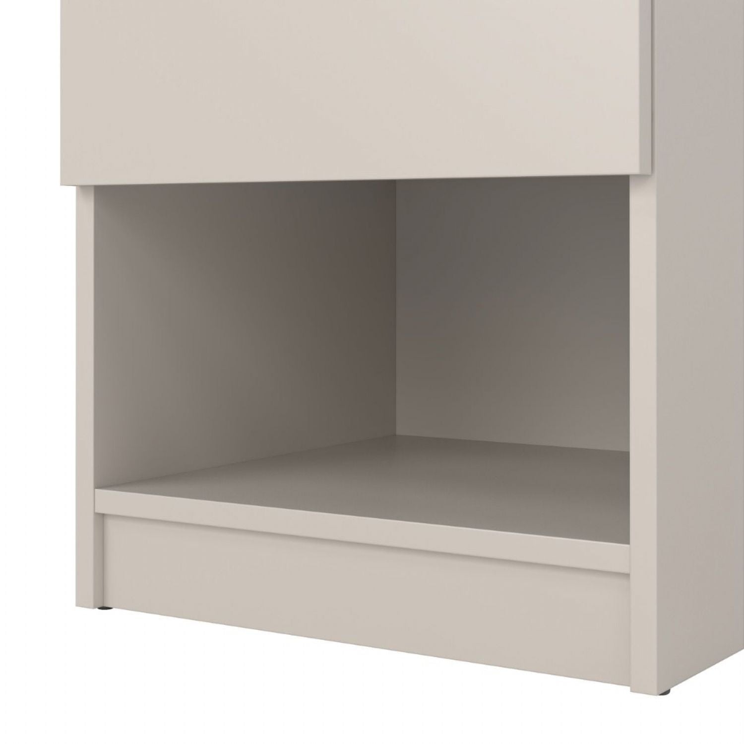 Naia Bedside 1 Drawer 1 Shelf in Cashmere Jackson Hickory
