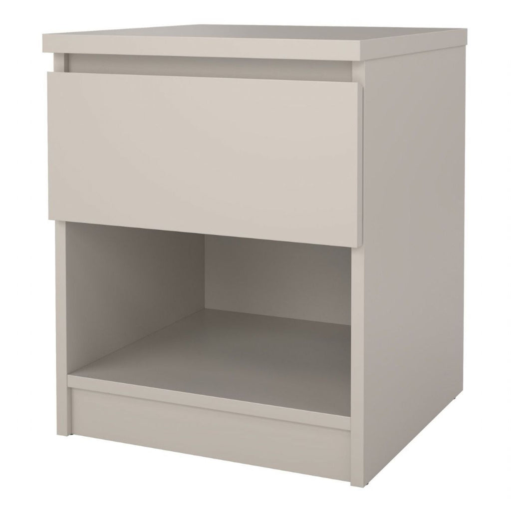 Naia Nightstand 1 Drawer Nightstand in Cashmere