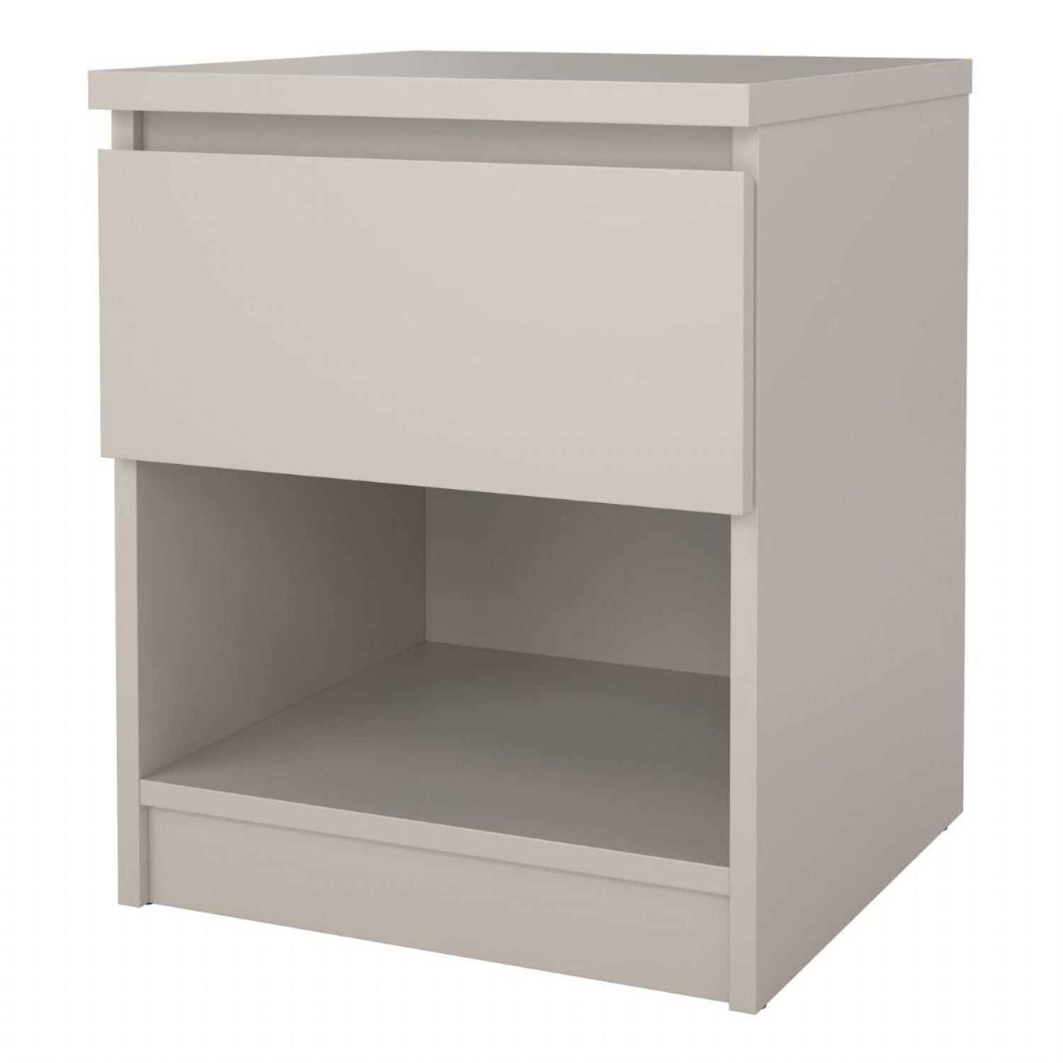 Naia Nightstand 1 Drawer Nightstand in Cashmere