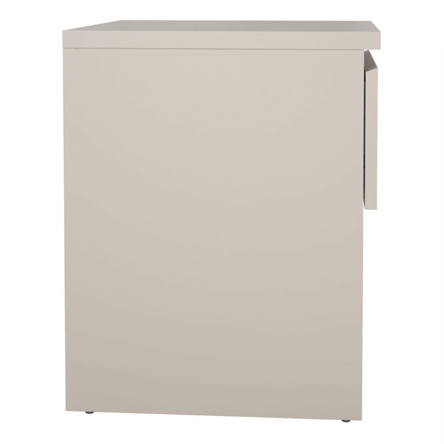 Naia Nightstand 1 Drawer Nightstand in Cashmere