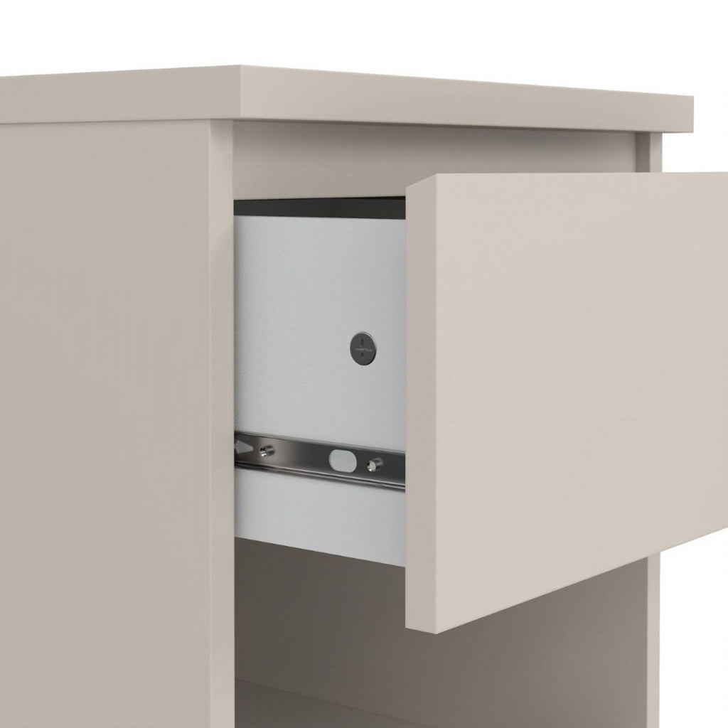 Naia Nightstand 1 Drawer Nightstand in Cashmere