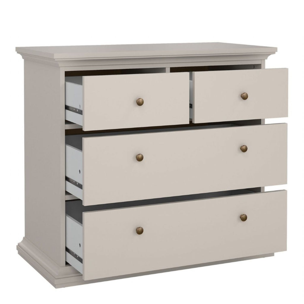 Paris Chest of 4 Drawers in Cashmere