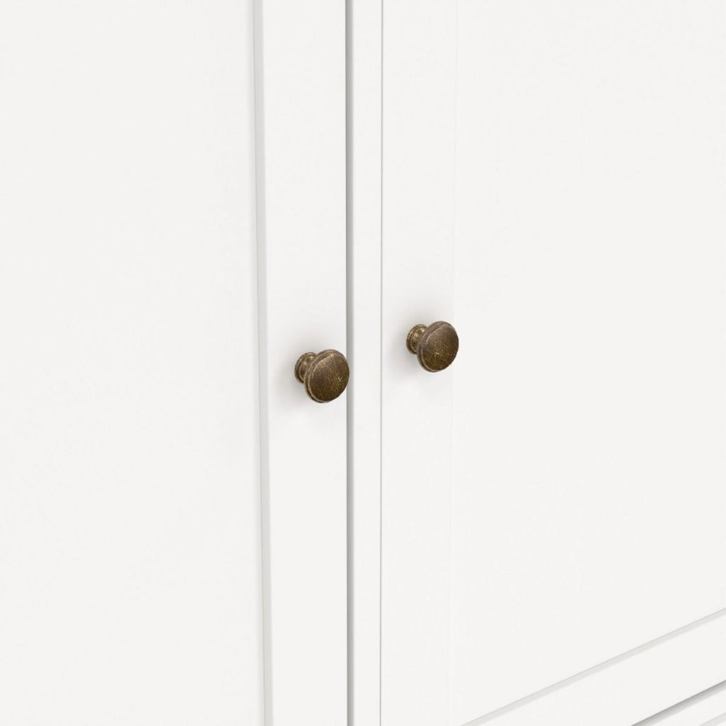 Paris Sideboard with 3 Doors and 3 Drawers in White