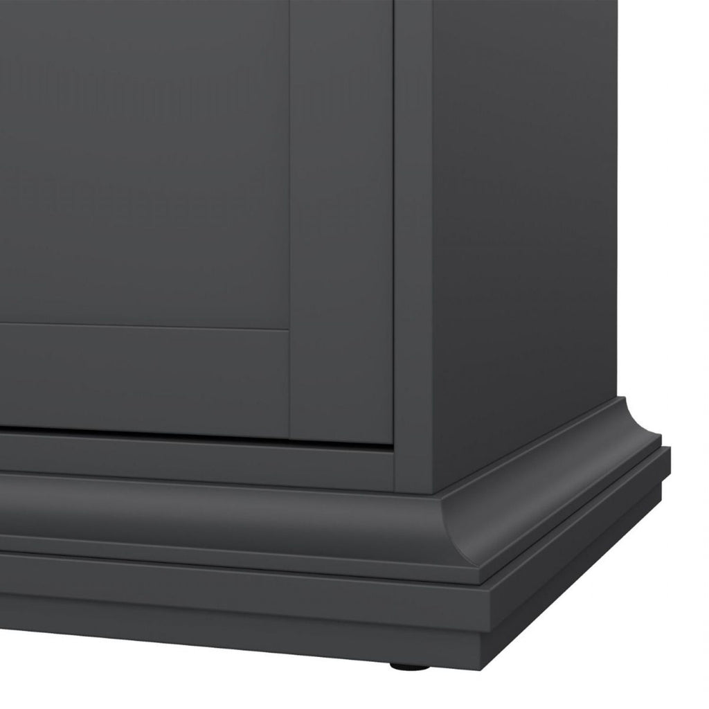 Paris Sideboard with 3 Doors and 3 Drawers in Matt Grey