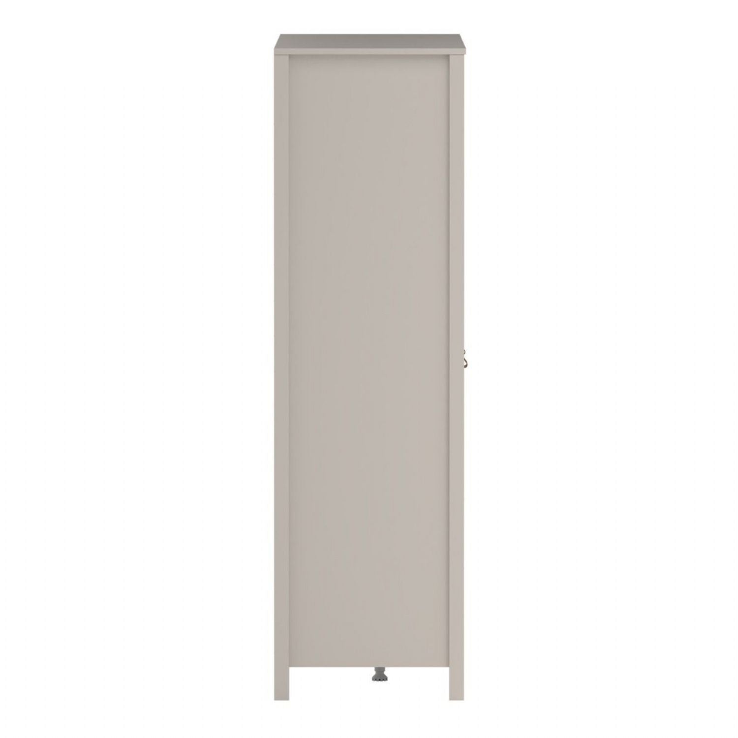 Barcelona Wardrobe with 2 Doors + 1 Mirror Door + 2 Drawers in Cashmere