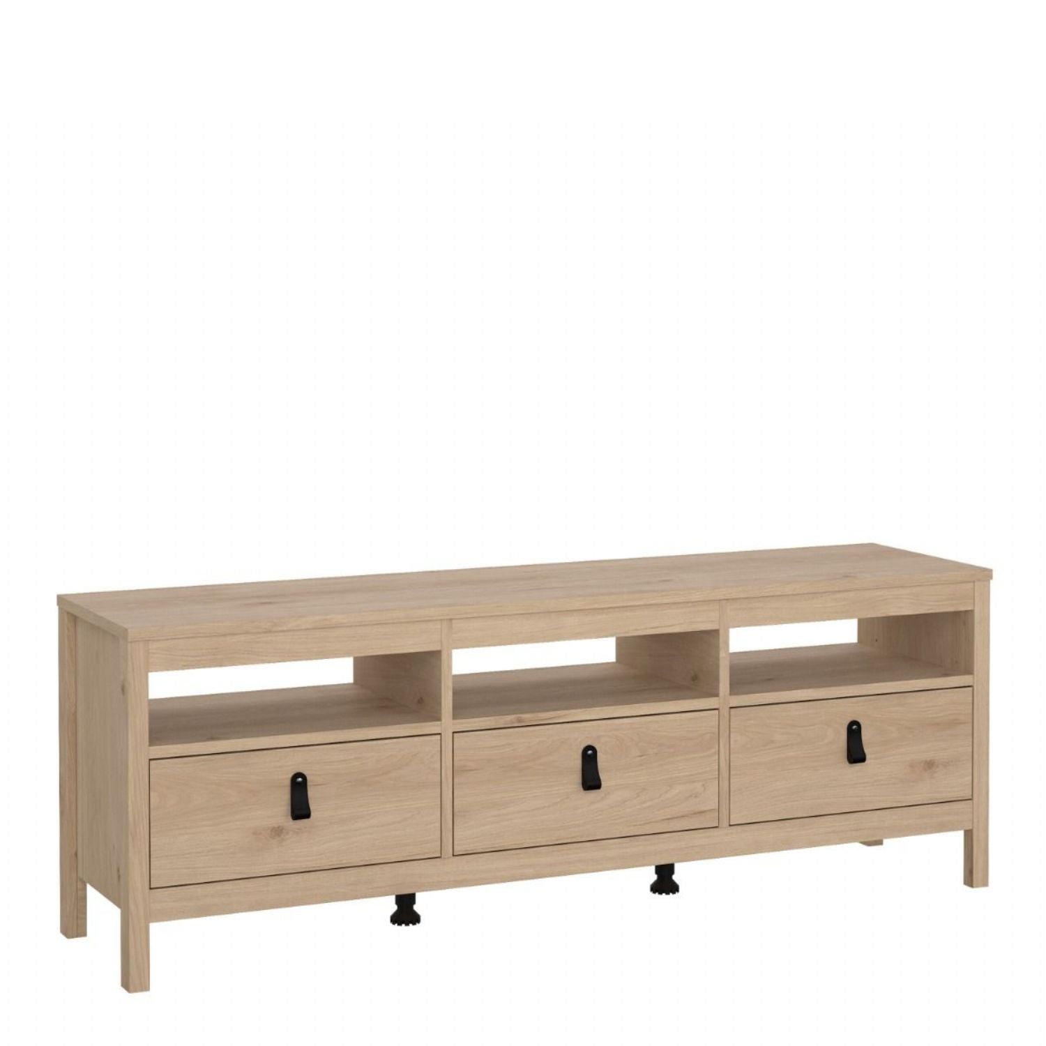 Barcelona TVUnit 3 Drawers in Jackson Hickory Oak