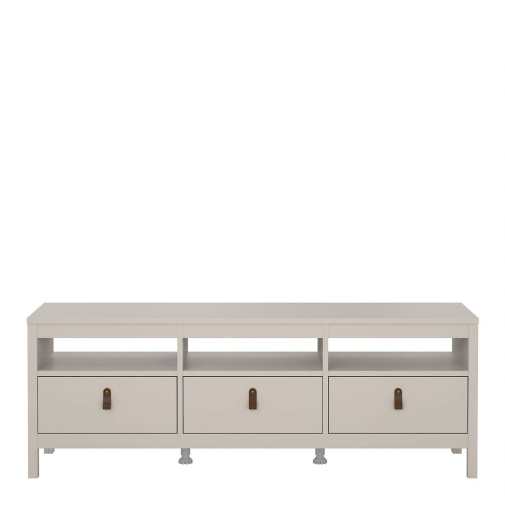 Barcelona TV Unit 3 Drawers in Cashmere