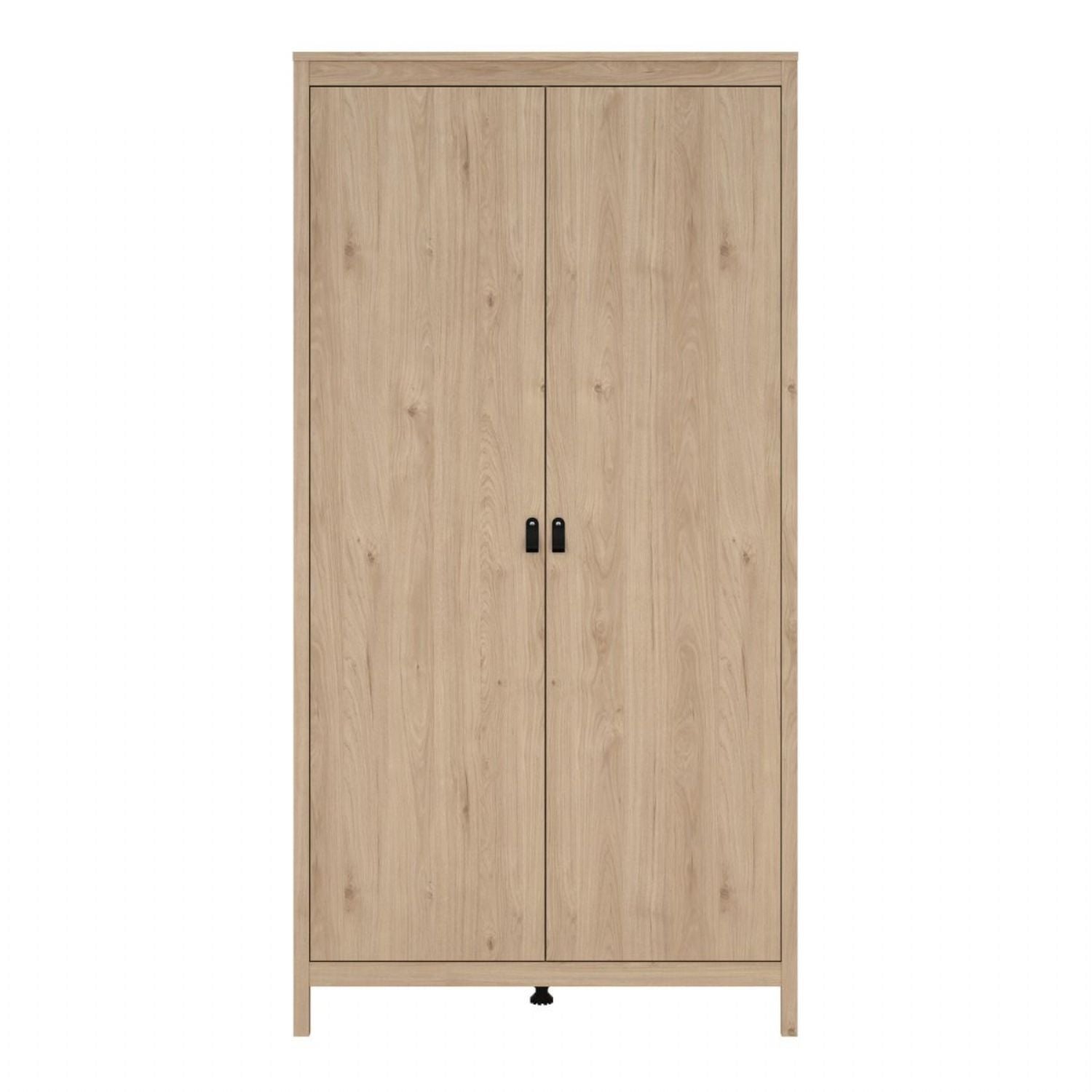 Barcelona Wardrobe with 2 Doors in Jackson Hickory Oak