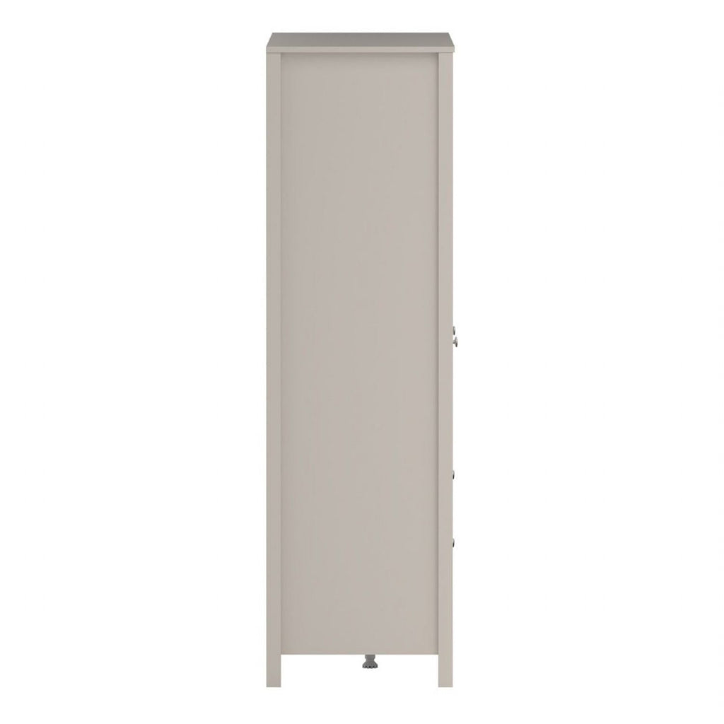 Madrid Wardrobe with 2 Doors + 1 Mirror Door + 2 Drawers in Cashmere