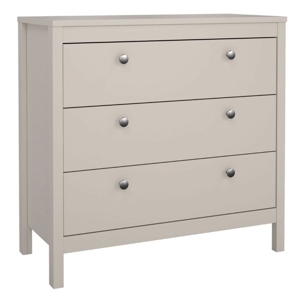 Madrid Chest 3 Drawers in Cashmere