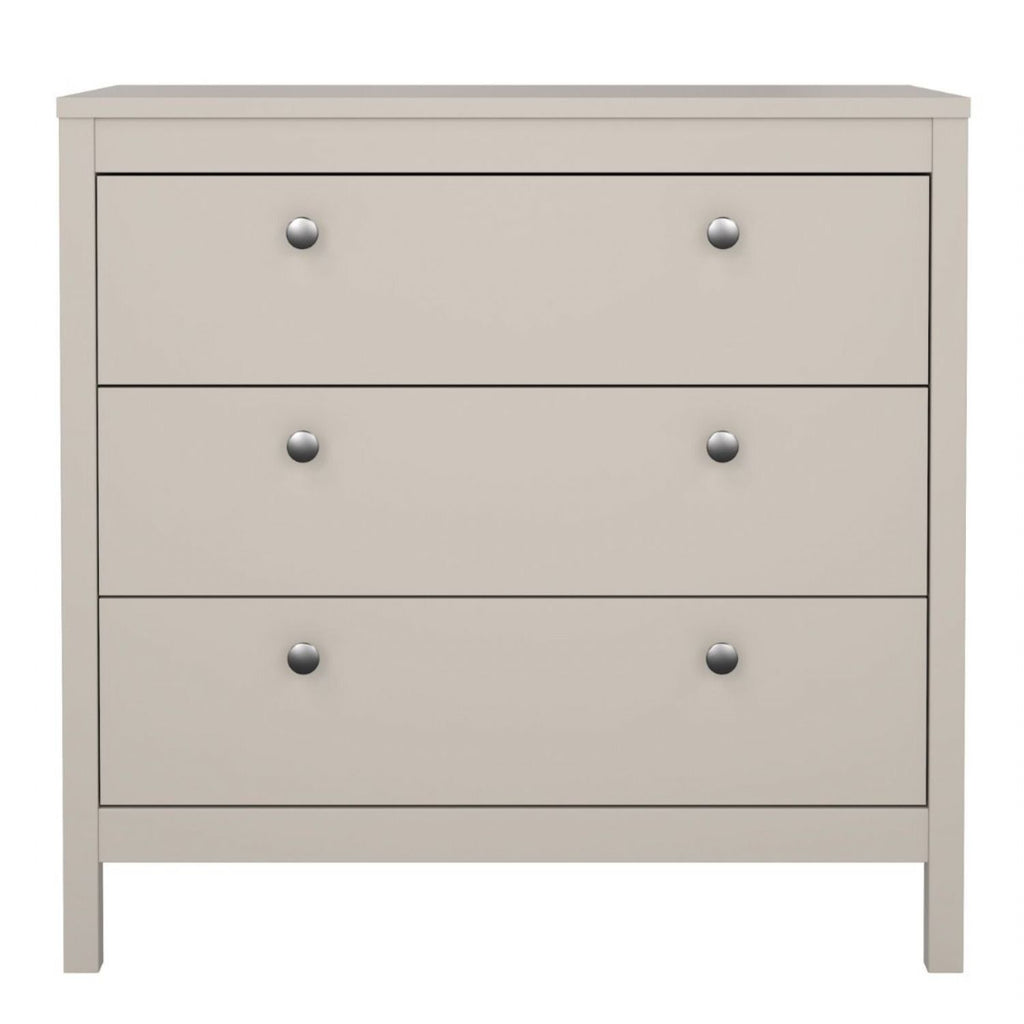 Madrid Chest 3 Drawers in Cashmere