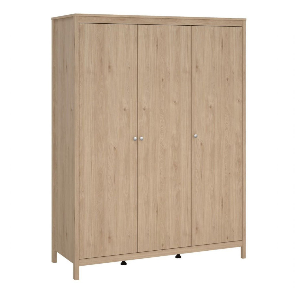 Madrid Wardrobe 3 Doors in Jackson Hickory Oak