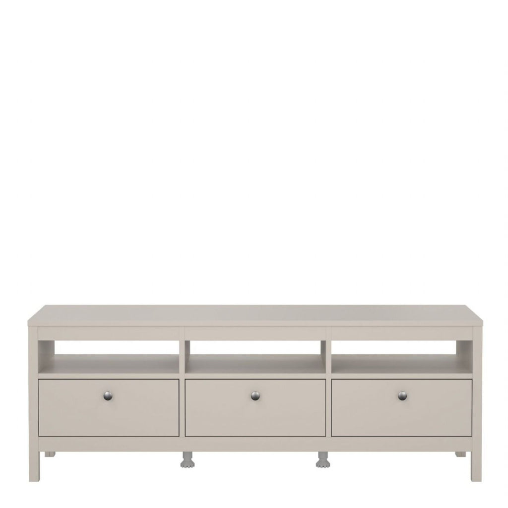 Madrid TV Unit 3 Drawers in Cashmere
