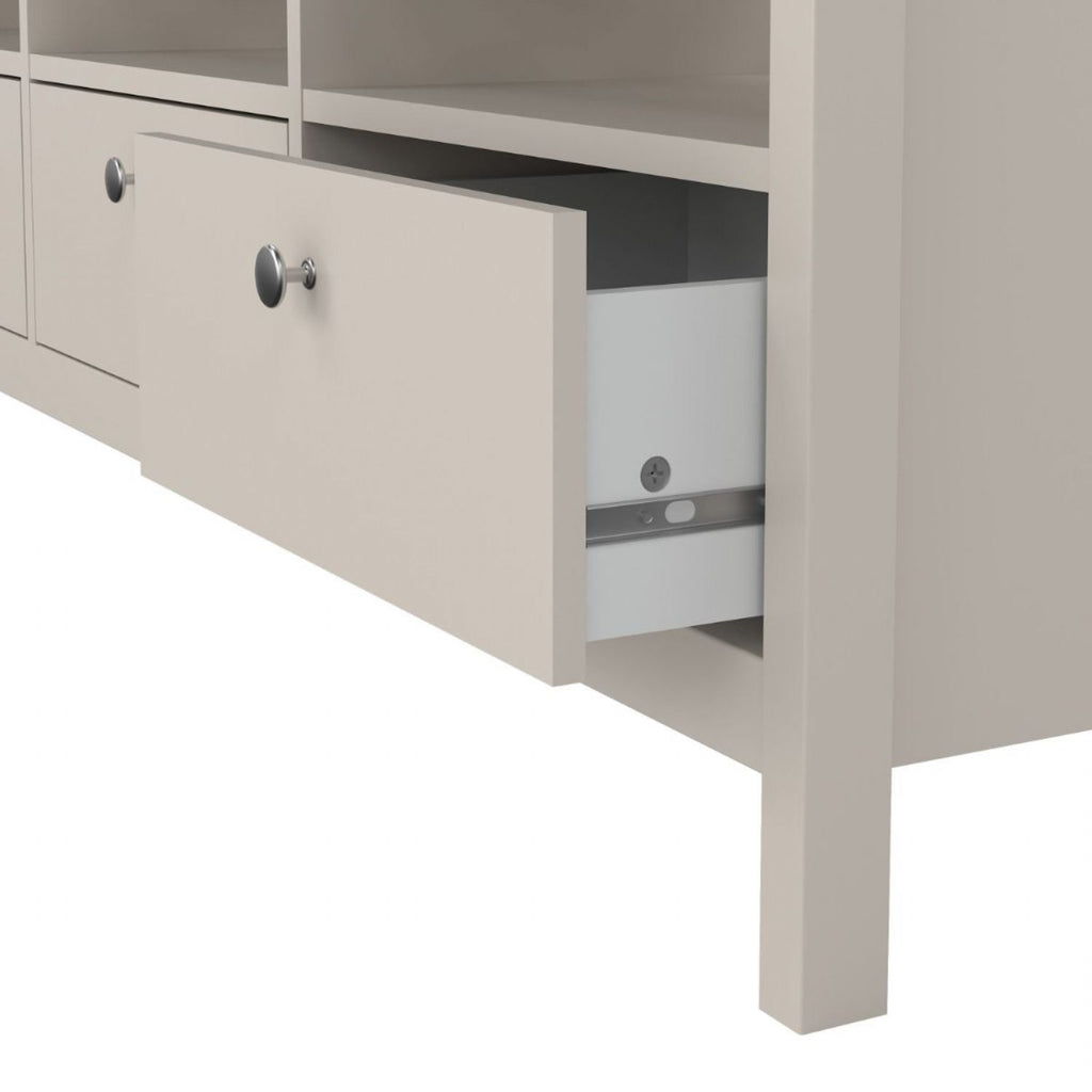 Madrid TV Unit 3 Drawers in Cashmere
