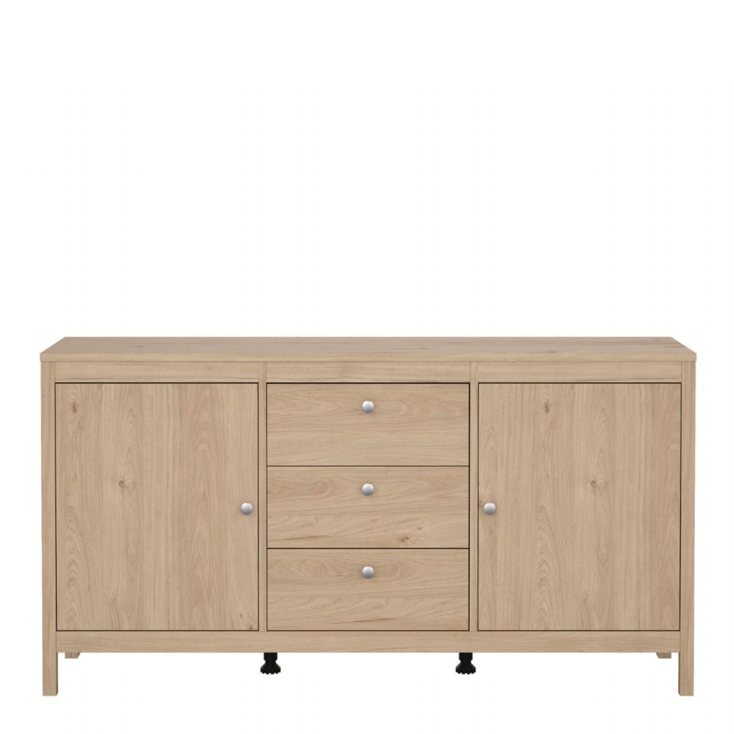 Madrid Sideboard 2 Doors 3 Drawers in Jackson Hickory Oak