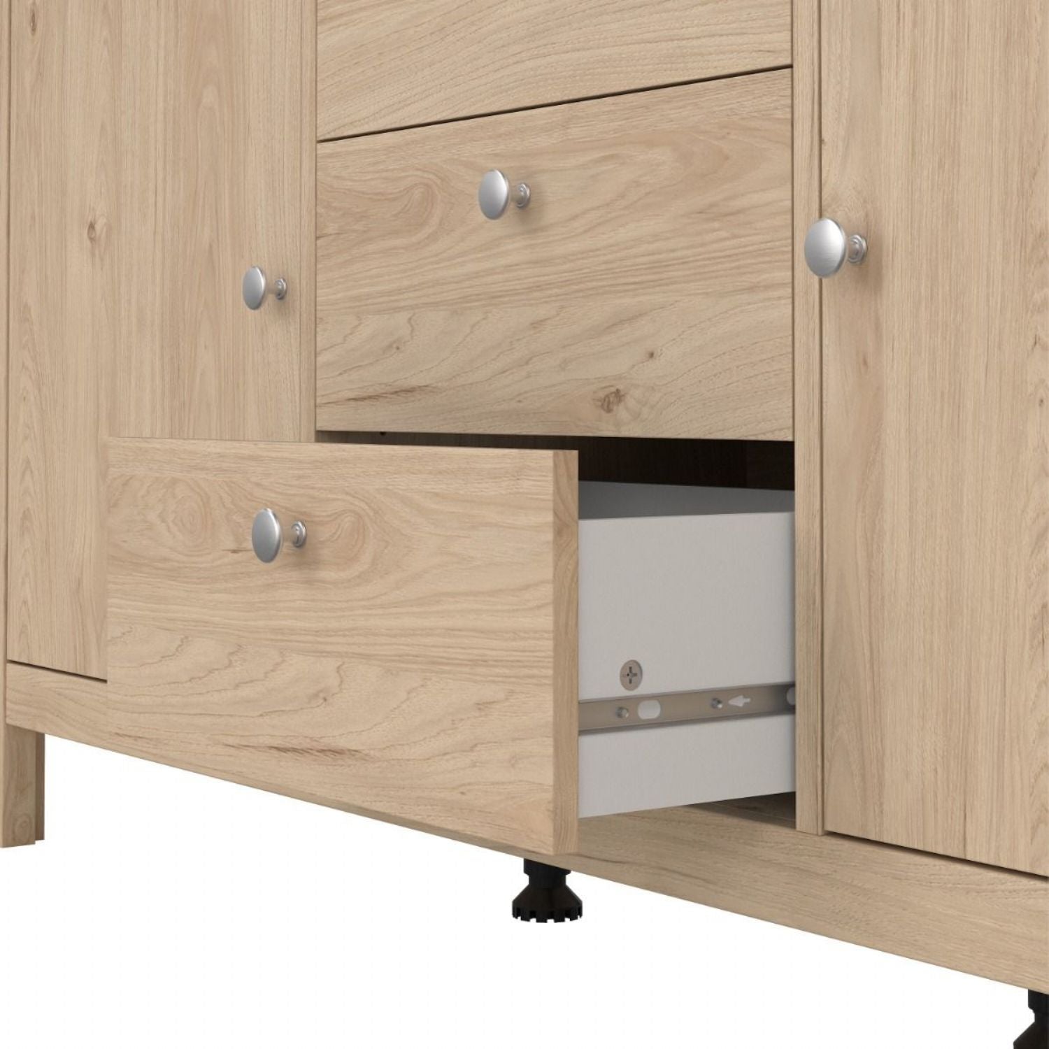 Madrid Sideboard 2 Doors 3 Drawers in Jackson Hickory Oak