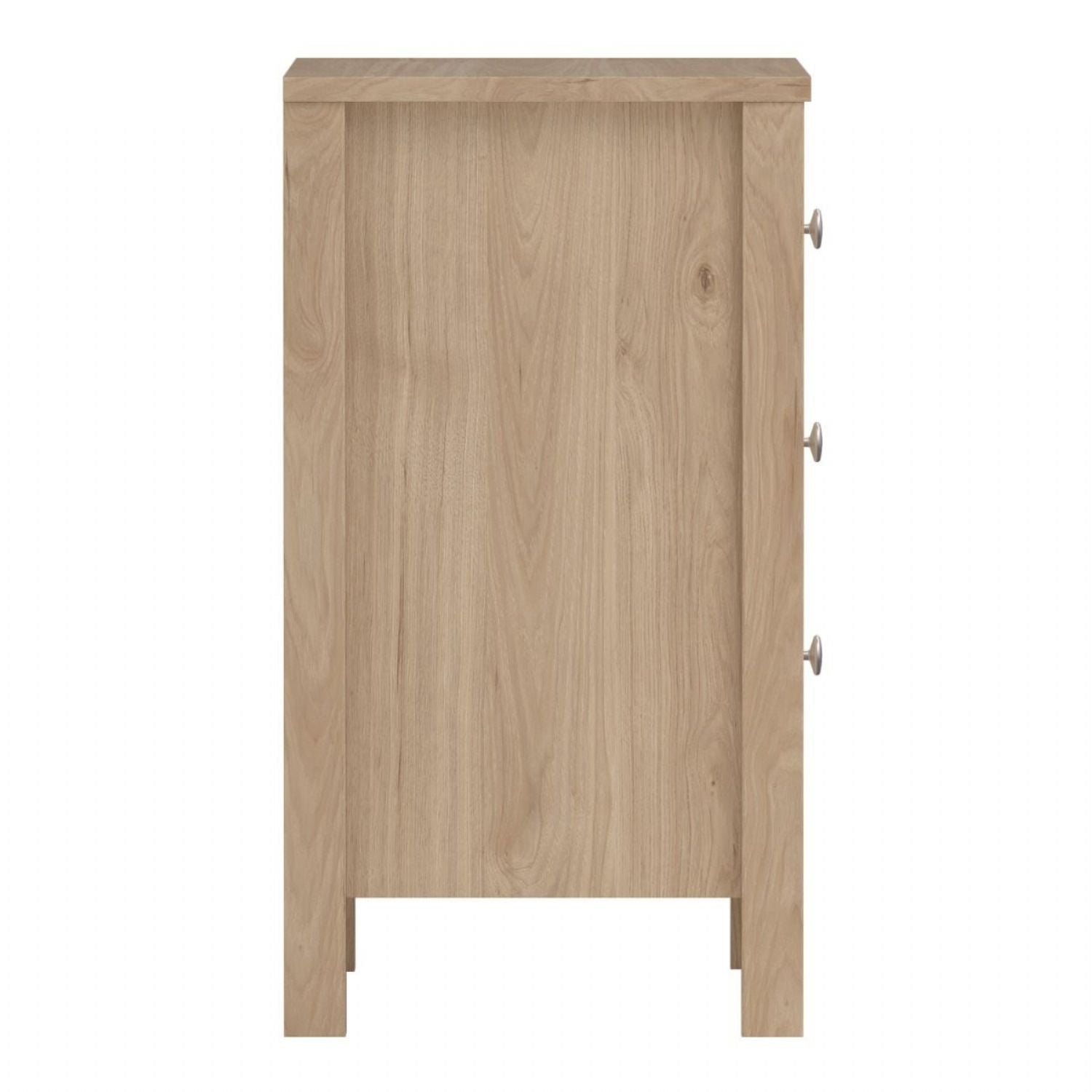 Madrid Bedside Table 3 Drawers in Jackson Hickory Oak