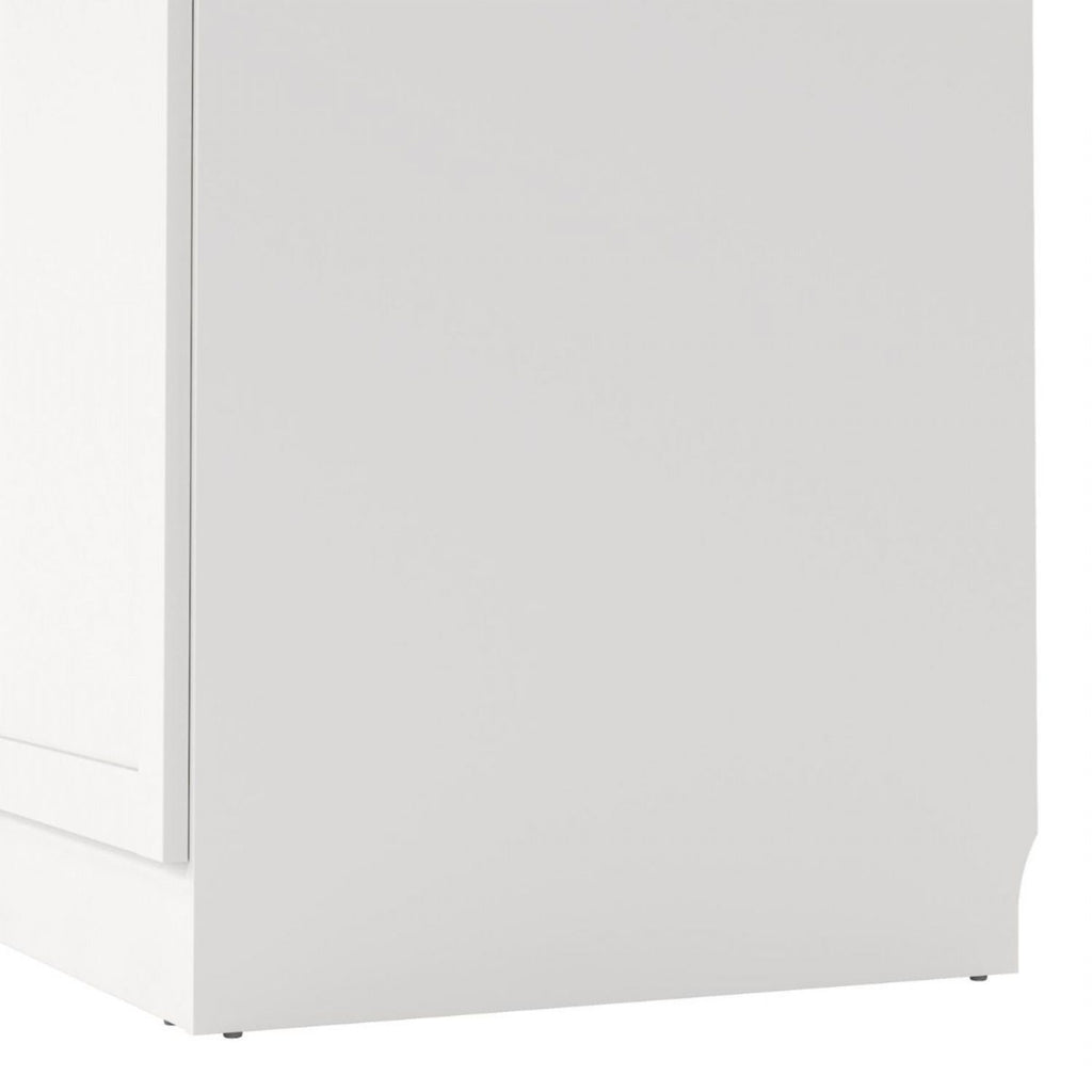 Brande Wardrobe with 2 Frame Doors in White