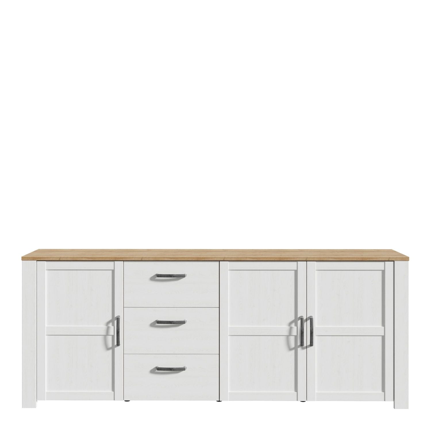 Bohol Large Sideboard in Riviera Oak White