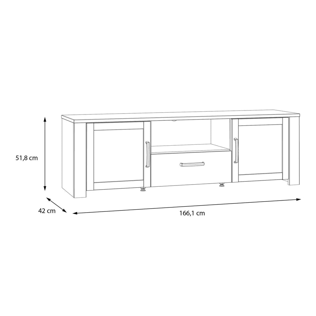 Bohol TV Unit in Riviera Oak Grey Oak