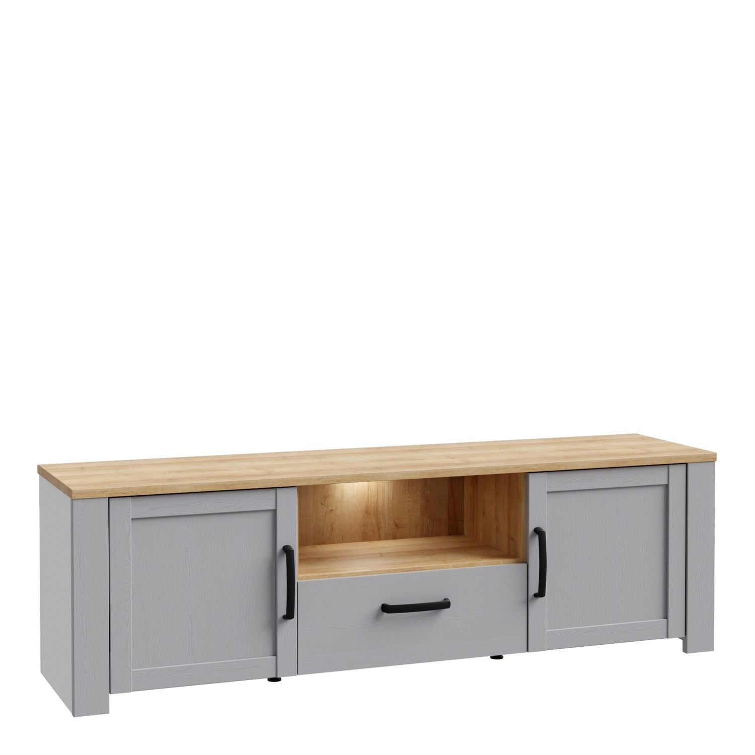 Bohol TV Unit in Riviera Oak Grey Oak