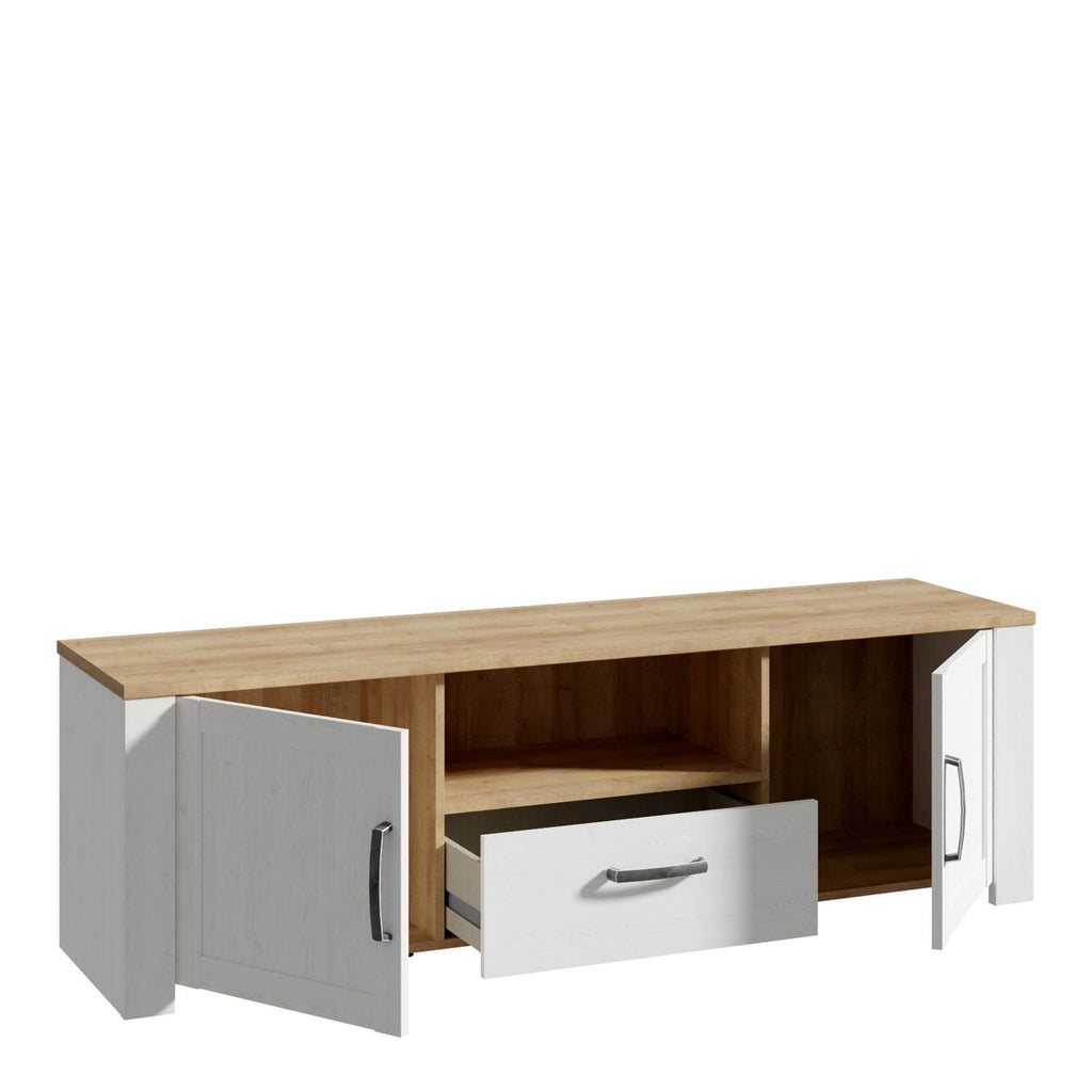 Bohol TV Unit in Riviera Oak White