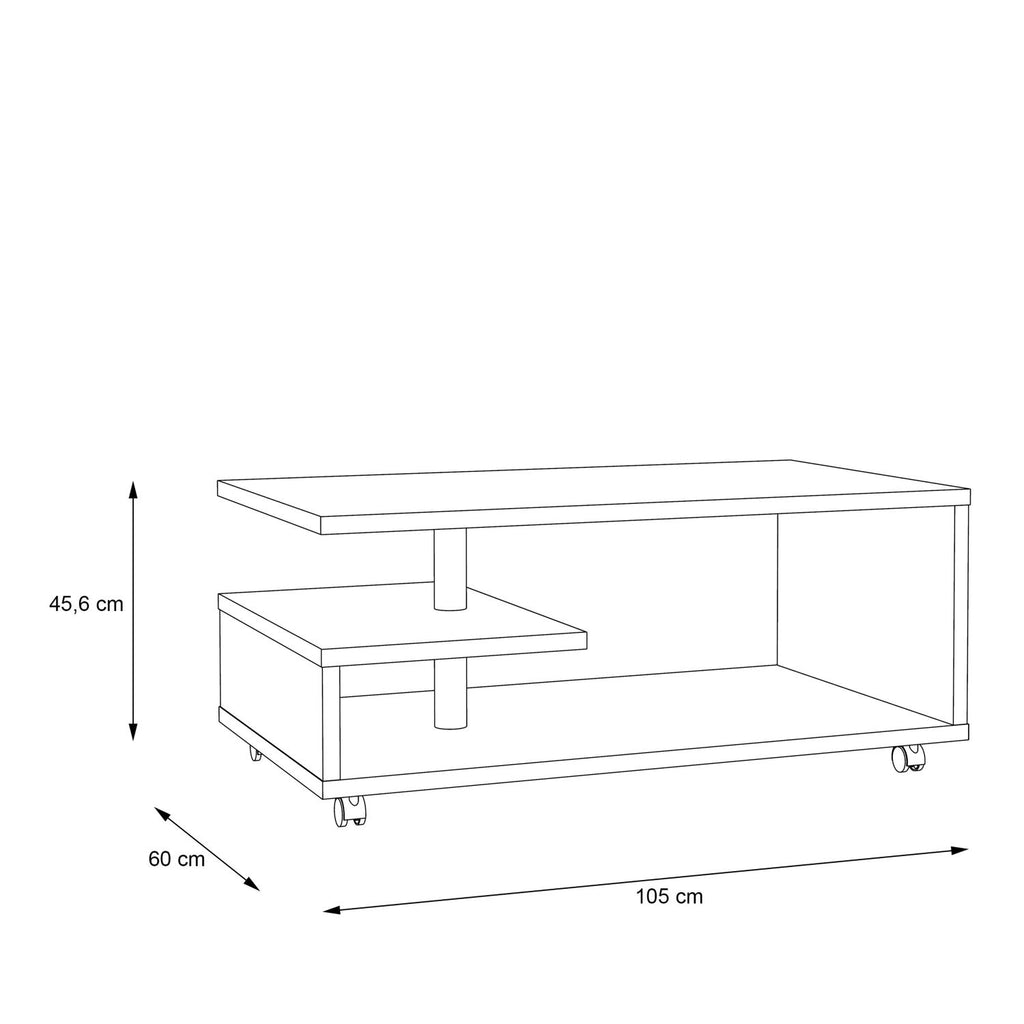 Bailey Coffee Table in Antique Oak