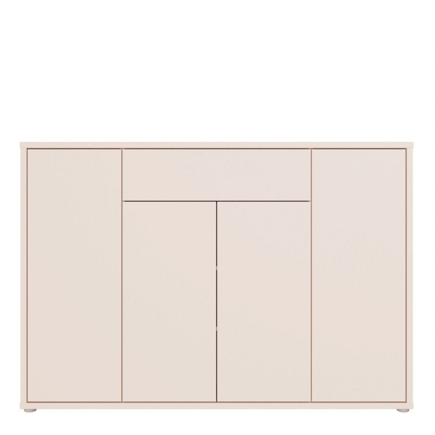 Alice Springs Sideboard with 4 Doors PushtoOpen & 1 Centralised Drawer PushtoOpen in Sand