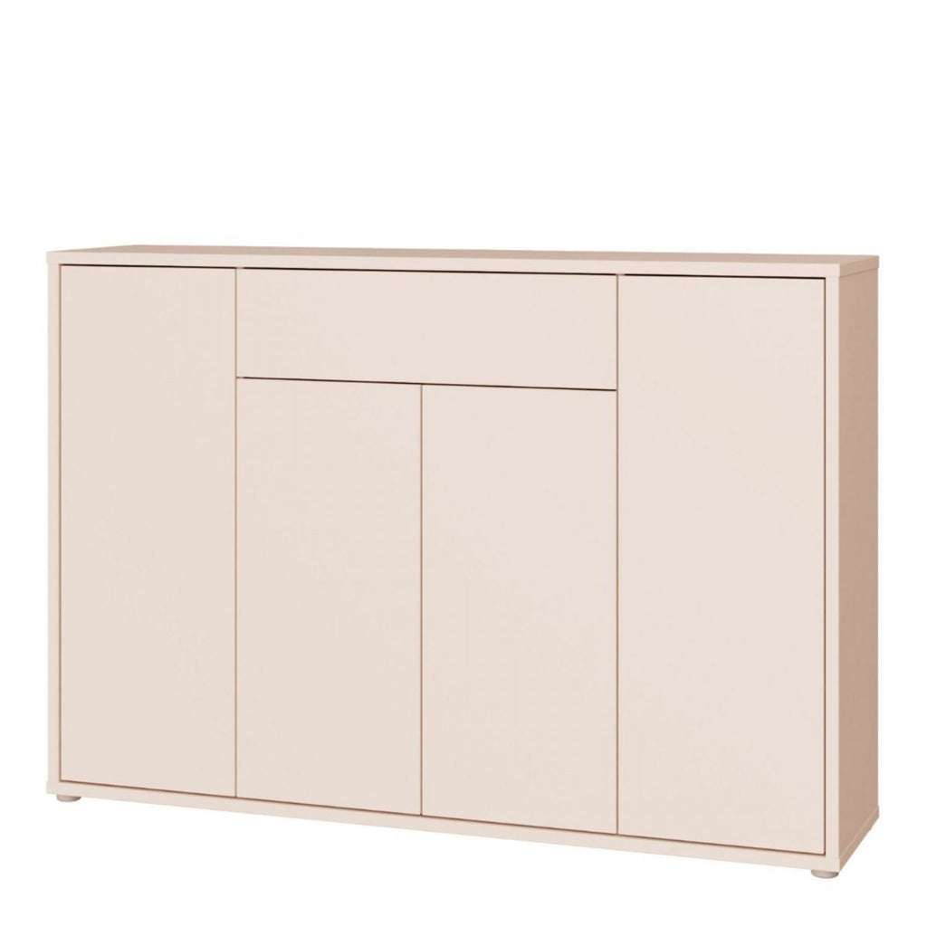 Alice Springs Sideboard with 4 Doors PushtoOpen & 1 Centralised Drawer PushtoOpen in Sand