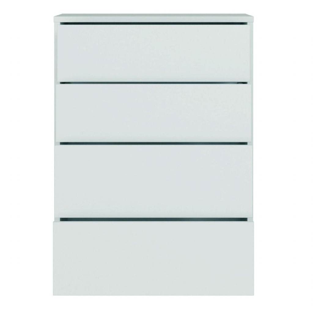 Alice Springs 4 Drawer Chest with PushtoOpen Drawers in Light Grey