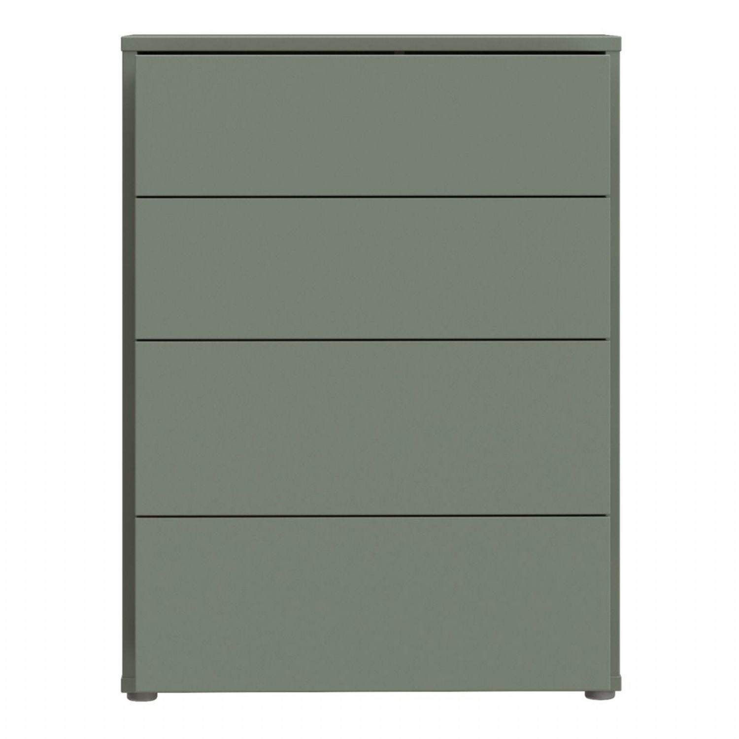 Alice Springs 4 Drawer Chest with PushtoOpen Drawers in Sage Green