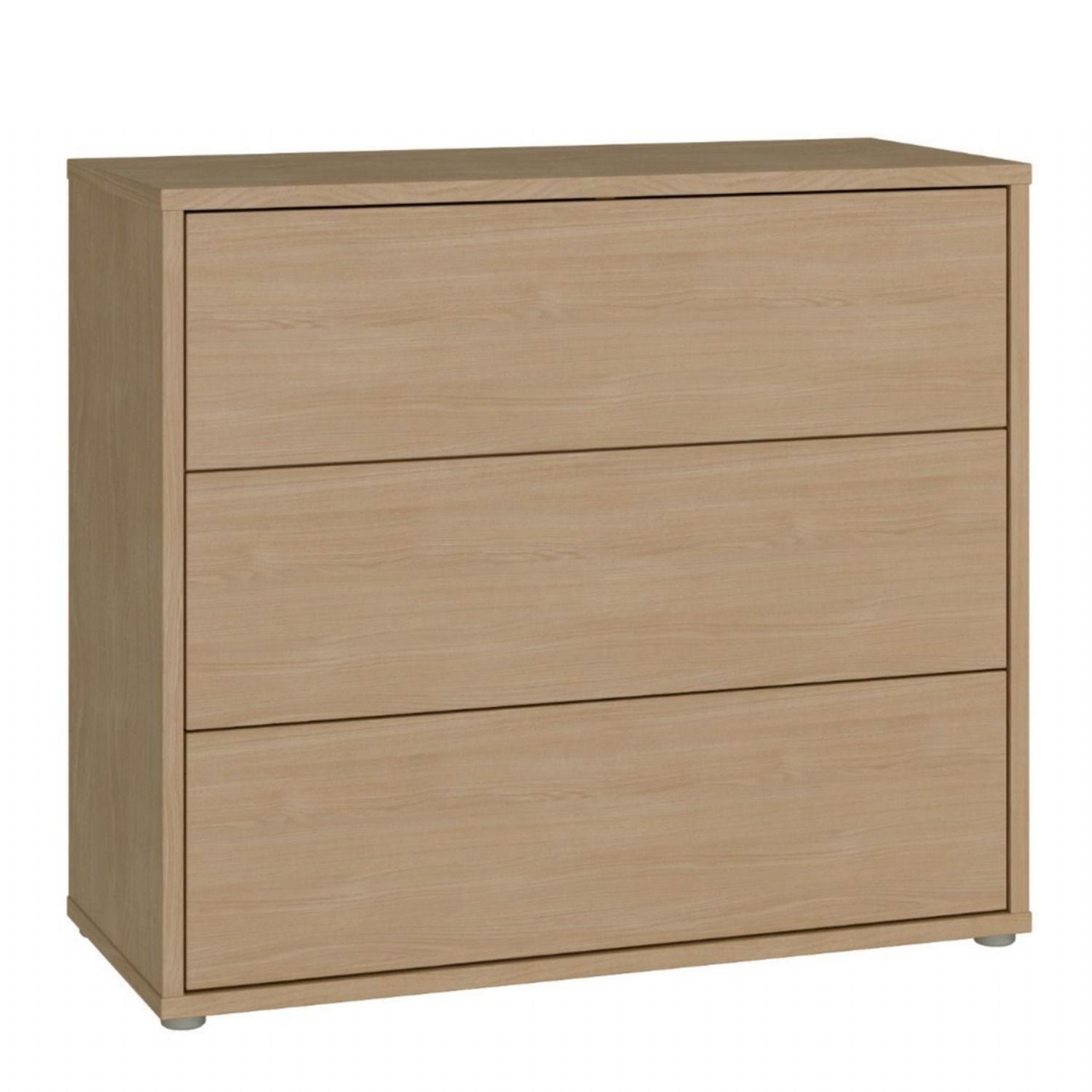 Alice Springs 3 Drawer Chest with PushtoOpen Drawers in Elegancia Oak