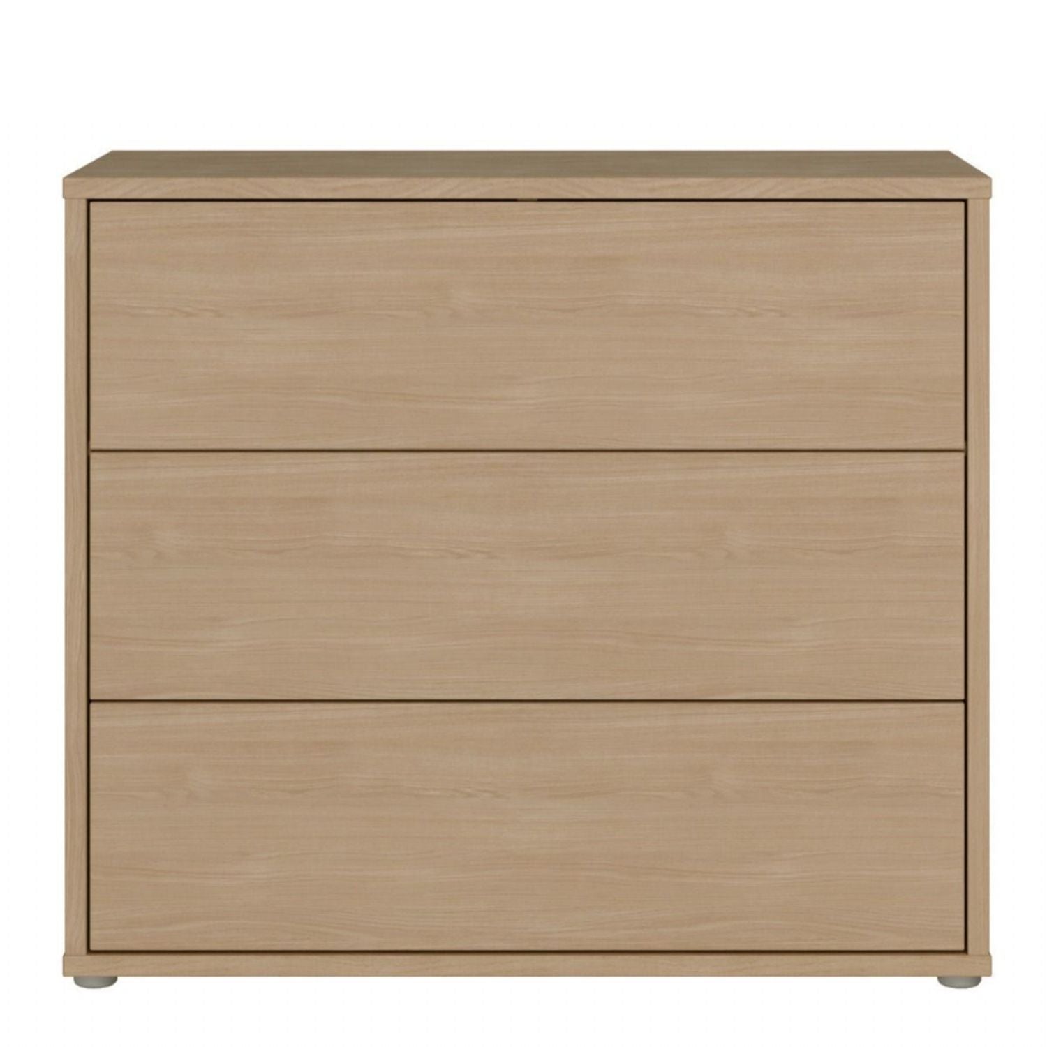 Alice Springs 3 Drawer Chest with PushtoOpen Drawers in Elegancia Oak