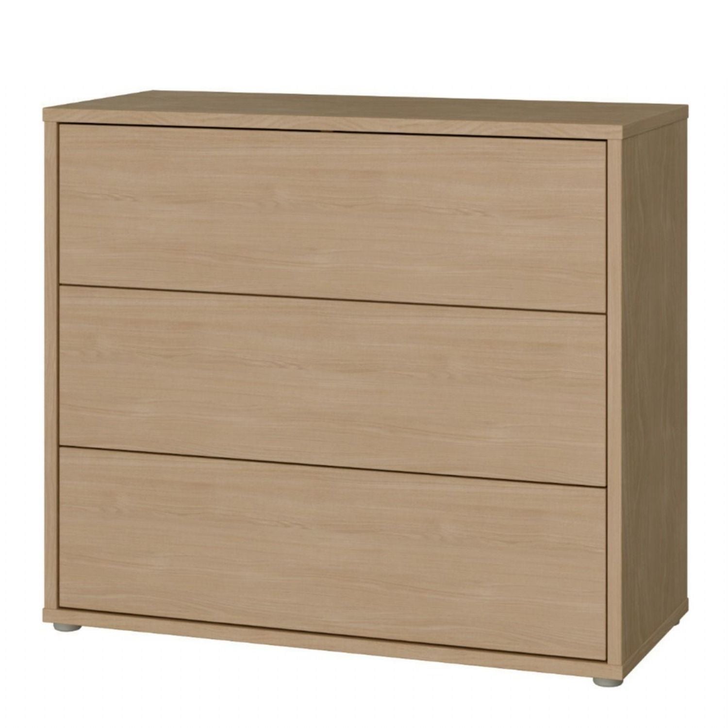 Alice Springs 3 Drawer Chest with PushtoOpen Drawers in Elegancia Oak