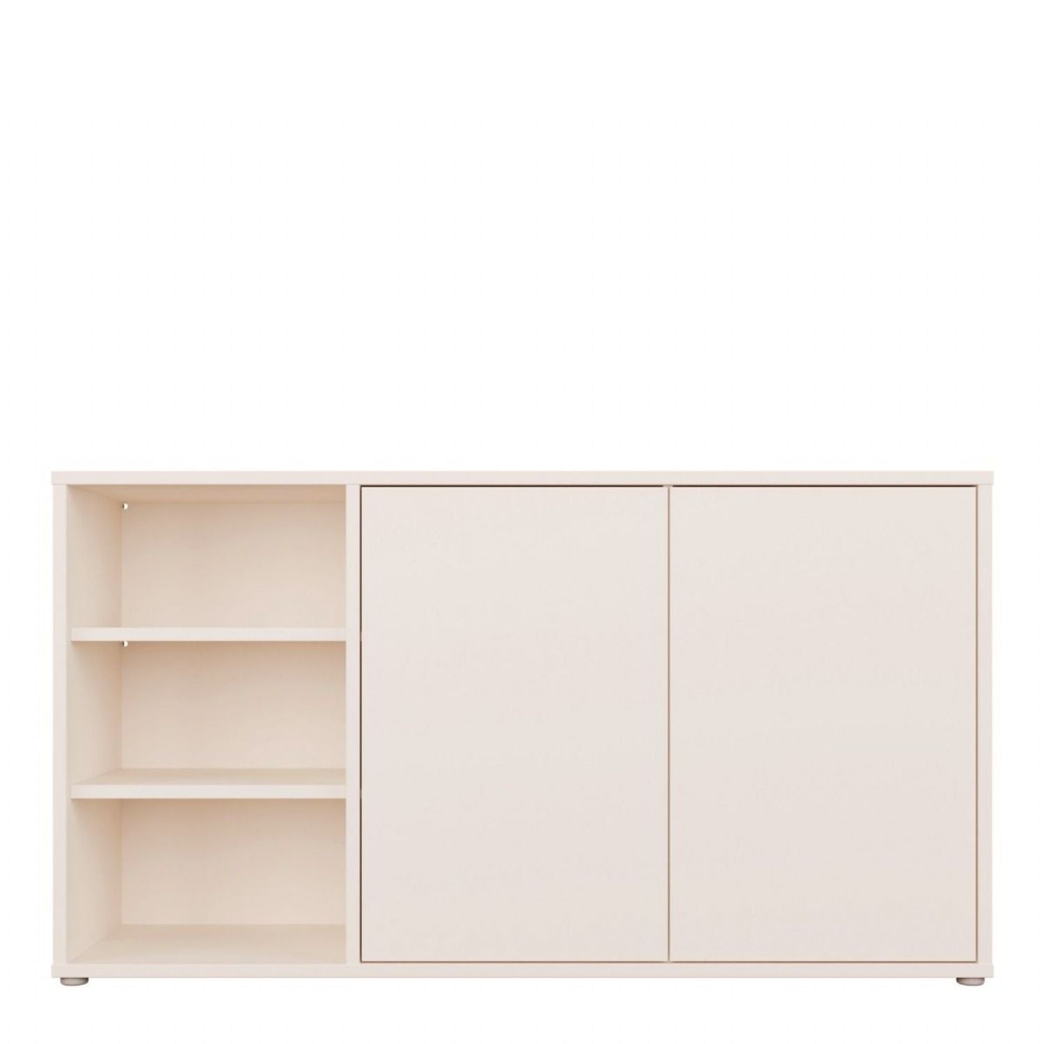 Alice Springs Sideboard with Open Shelving & PushtoOpen Doors in Sand