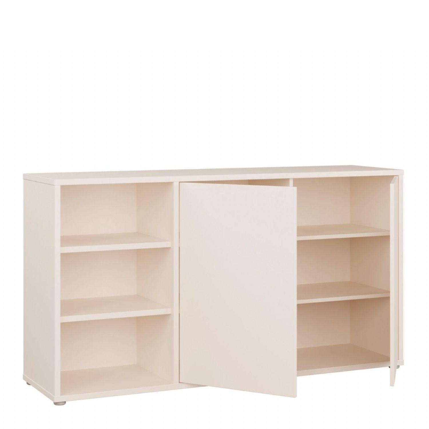 Alice Springs Sideboard with Open Shelving & PushtoOpen Doors in Sand