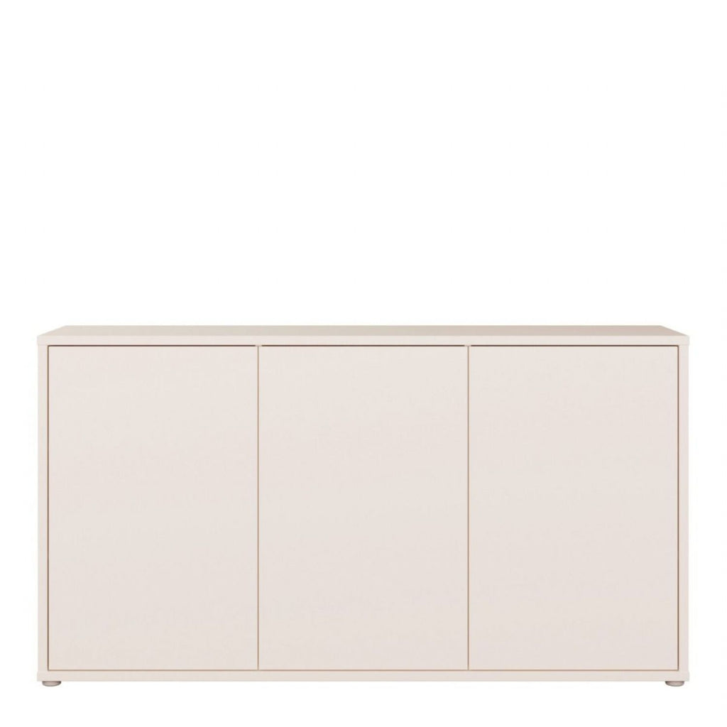 Alice Springs 3 Door Sideboard with PushtoOpen Doors and Drawer in Sand
