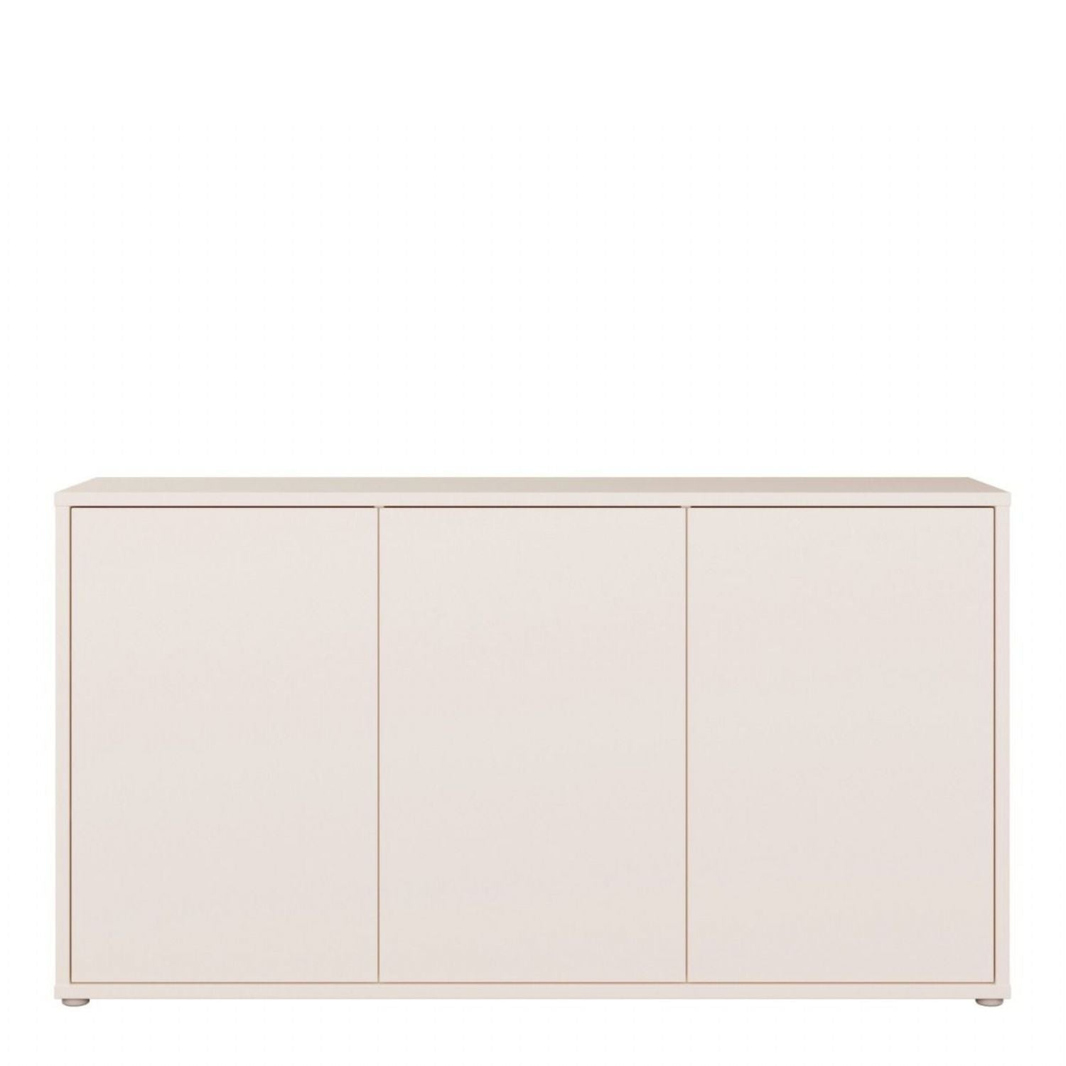 Alice Springs 3 Door Sideboard with PushtoOpen Doors and Drawer in Sand