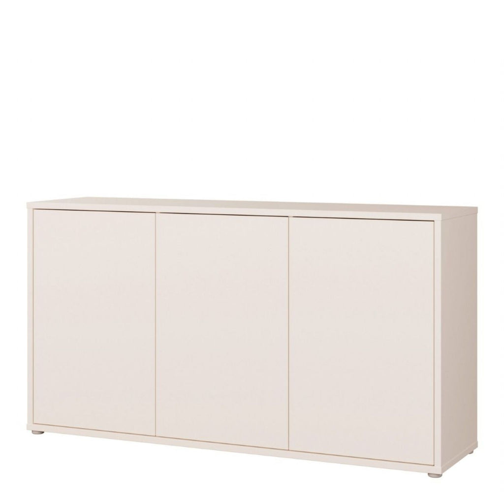 Alice Springs 3 Door Sideboard with PushtoOpen Doors and Drawer in Sand